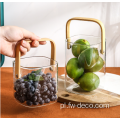Kosz owocowy zastawa stołowa lodowe zastawa stołowa szklane pojemniki